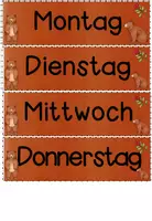 Vorschau - Präsentationen/Tafelbilder - Wochentage Grundschule | Klassentier Bär / Bärenklasse - Seite 3
