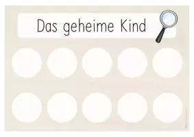 Vorschau - Bildkarten - Das geheime Kind - Sportunterricht - Seite 1