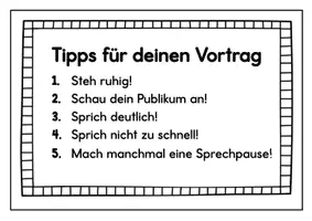 Vorschau - Arbeitsblätter - Tipps, Poster und Rückmeldebögen Vortrag, Referat und Präsentation - Seite 3