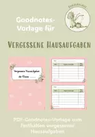 Vorschau - Lehrpläne/Lehrermaterial - Vergessene Hausaufgabe - Vorlage - Deckblatt