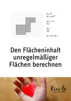Vorschau - Arbeitsblätter - Den Flächeninhalt unregelmäßiger Flächen berechnen - Deckblatt