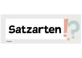 Vorschau - Poster - Satzarten / Merkplakate / Poster - Seite 1