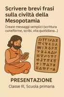anteprima - Schede informative - Raccolta di materiali "Storia": Scrittura - Pagina 1