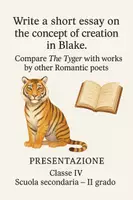 anteprima - Presentazioni / Lavagne - Confrontare The Tyger con opere di altri poeti romantici - Pagina di copertina