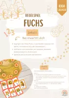 Vorschau - Spiele - Regelspiel zum Thema Fuchs - Deckblatt