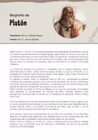 Vista previa - Unidades / Secuencias / Situaciones de Aprendizaje - ¿Quién fue Platón? – Biografía, teoría y actividades (en castellano) - página 1