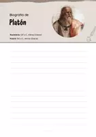 Vista previa - Unidades / Secuencias / Situaciones de Aprendizaje - ¿Quién fue Platón? – Biografía, teoría y actividades (en castellano) - página 2