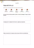 Vista previa - Unidades / Secuencias / Situaciones de Aprendizaje - ¿Quién fue Platón? – Biografía, teoría y actividades (en castellano) - página 3