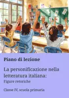 anteprima - Piani di lezione - La personificazione nella letteratura italiana - Pagina di copertina