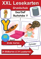 Vorschau - Arbeitsblätter - XXL Paket: XXL Lesekarten & Bildkarten - Buchstaben A bis Z - Seite 1