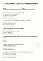 anteprima - Quiz - Identificazione della personificazione - Pagina 1