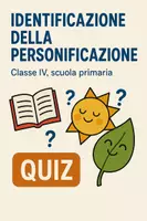 anteprima - Quiz - Identificazione della personificazione - Pagina di copertina