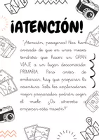Vista previa - Unidades / Secuencias / Situaciones de Aprendizaje - Paso a Primaria desde Infantil - mini proyecto - página 1