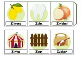 Vorschau - Unterrichtsreihen - Materialpaket - Buchstabe Z XXL Paket Wortschatzpaket - DaZ/DaF, Deutsch, Sachunterricht (Grundschule) - Seite 3