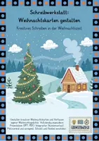 Vorschau - Präsentationen/Tafelbilder - Schreibwerkstatt: Weihnachtskarten gestalten - Deckblatt