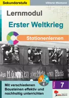 Vorschau - Arbeitsblätter - Lernmodul 7: Erster Weltkrieg - Stationenlernen | Von Sarajevo bis Versailles | Ursachen, Verlauf, Folgen | differenziert in 3 Niveaus mit Lösungen - Deckblatt