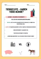 Vorschau - Arbeitsblätter - Tier-Ethik– Haben Tiere Würde? (Arbeitsblatt & Rollenspiel) - Seite 3