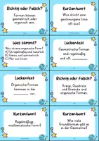 Vorschau - Quiz - Linien und Formen Quizkarten - 24 Quizkärtchen | Quiz | Kunst - Seite 2