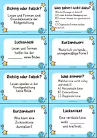 Vorschau - Quiz - Linien und Formen Quizkarten - 24 Quizkärtchen | Quiz | Kunst - Seite 3