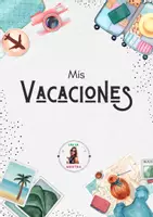 Vista previa - Hojas de trabajo - FICHA, MIS VACACIONES - Portada