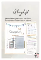 Vorschau - Arbeitsblätter - Übungsheft mit verschiedenen Aufgabenformaten zum Einmaleins und Einsdurcheins - Deckblatt