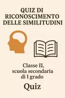 anteprima - Quiz - Quiz di riconoscimento delle similitudini - Pagina di copertina