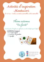 Aperçu - Apprentissages en autonomie - Automne - Activités d'inspiration Montessori - Page de couverture