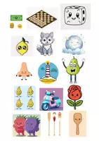 anteprima - Esercizi - Il gioco delle sillabe semplici: composizione di parole. - Pagina 1