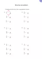 Vorschau - Arbeitsblätter - Brüche erweitern 5 Arbeitsblätter | Mathematik 5./6. Klasse | Übungsmaterial & Testvorbereitung - Seite 2