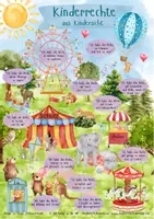 Vorschau - Poster - Kinderrechte aus Kindersicht - Freebie Poster DIN A4 - Deckblatt