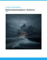 Vorschau - Unterrichtsreihen - Unterrichtsmaterial Vulkane – Aufbau, Ausbruchstypen & Katastrophenschutz (Klasse 9–12) - Deckblatt