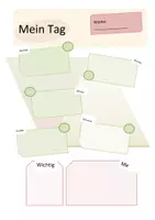Vorschau - Lehrpläne/Lehrermaterial - Mein Tag - Deckblatt