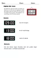 Vorschau - Arbeitsblätter - Die Uhr Lesen Lernen Arbeitsblätter - Seite 3