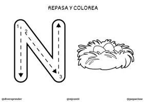 Vista previa - Refuerzo / NEE / Materiales de apoyo - CUADERNO DE LECTOESCRITURA: N, Ñ, T, D, J, Y (B/N) - página 3