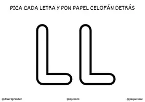 Vista previa - Refuerzo / NEE / Materiales de apoyo - CUADERNO LECTOESCRITURA: LL, B, V, Z, C, R, RR, F (B/N) - página 3