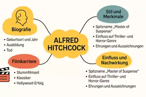 Vorschau - Arbeitsblätter - Arbeitsblätter zum Thema "Alfred Hitchcock" (Lückentext, Hörverstehen) + Lösung & MP3 + Mindmap + Infografik - Seite 2