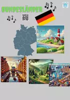 Vorschau - Unterrichtsreihen - Bundesländer- Heft mit Musik Quiz - Deckblatt