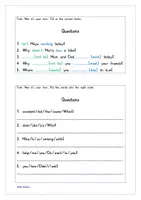 Vorschau - Merkblätter - Allie´s cards English Grammar Questions - Seite 3