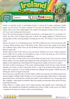 Vorschau - Arbeitsblätter - Materialpaket - Reading UK & Ireland Klasse 7 - Seite 1