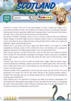Vorschau - Arbeitsblätter - Scotland The Land of Cakes Reading - Grade 7 - Deckblatt