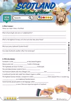 Vorschau - Arbeitsblätter - Scotland The Land of Cakes Reading - Grade 7 - Seite 2