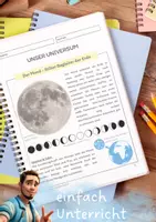 Vorschau - Unterrichtsreihen - Unser Universum - Der Mond - Deckblatt