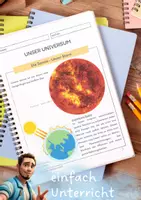 Vorschau - Unterrichtsreihen - Unser Universum - Die Sonne - Deckblatt
