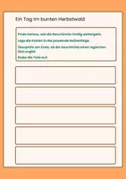 Vorschau - Arbeitsblätter - Lesepuzzle- Herbstspaziergang - Seite 2