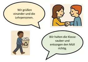 Vorschau - Poster - Materialpaket: Klassenregeln + Klassenordner*in + Klassensprecher*in - Deckblatt