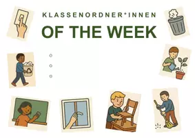 Vorschau - Poster - Klassenordner*in, Classroom-Management - Deckblatt