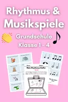 Vorschau - Spiele - Musikspiele: Ideen & Arbeitsblätter für die Grundschule - Deckblatt