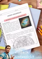 Vorschau - Unterrichtsreihen - Unser Universum - Die Sterne - Deckblatt