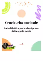 anteprima - Giochi - Cruciverba musicale - Pagina di copertina