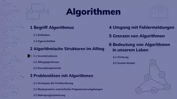 Vorschau - Stundenentwürfe - Informatik 8 - Algorithmen im Alltag - Stunde 2.1 Grundstrukturen - Seite 1